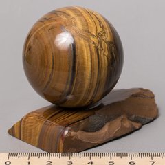 Куля з каменю тигрове око, діаметр 52мм