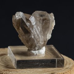 Дымчатый кварц сросток кристаллов 25*22*18мм раухтопаз, Швейцария