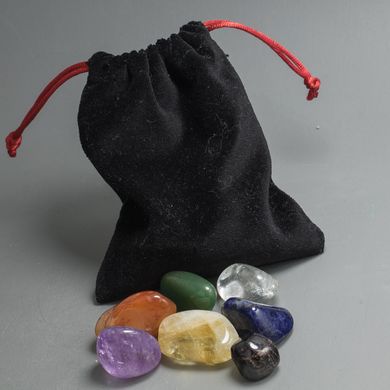 Чакральний набір 7 каменів + мішечок