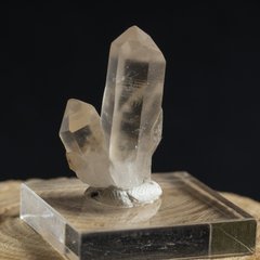 Гірський кришталь зросток кристалів 23*13*8мм, Швейцарія