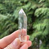 Горный хрусталь (кварц) кристалл с плоским основанием из Бразилии премиального качества | 70*18*15мм | 38г