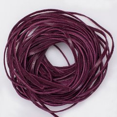 Шнурок кожаный 2мм, пурпурный, 70см