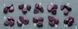 Рубин галька шлифованная (галтовка) 10-15мм из Индии топ-качество 3шт/уп 3