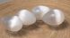 Яйце 64*44мм з білого селеніту, Марокко 5