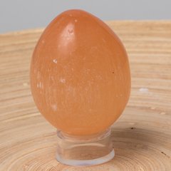 Яйцо 64*50мм из оранжевого селенита, Марокко