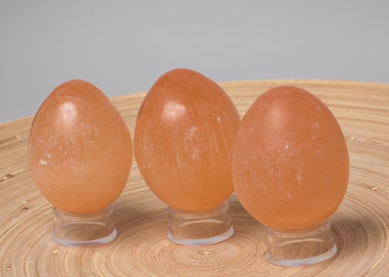 Яйце 64*50мм з помаранчевого селеніту, Марокко