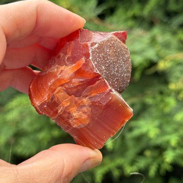 Сердолик(карнеол) необработанный из Бразилии | 60*42*39мм | 100г