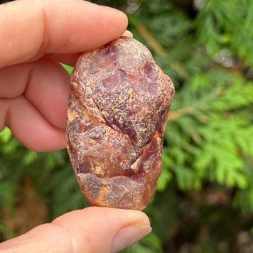Сердолик(карнеол) необработанный из Бразилии | 52*32*25мм | 56г