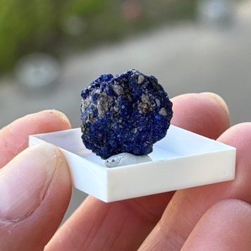 Азурит необроблений з Марокко | 23*17*5мм