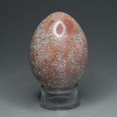 Яйцо из халцедона и клинохлора 60*49мм, Индия