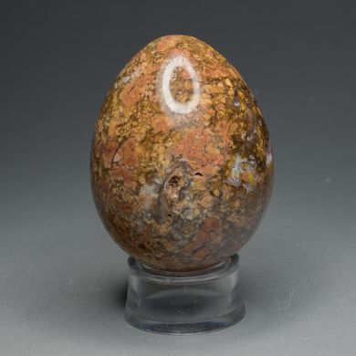 Яйце з халцедону і клінохлору 60*51мм, Індія