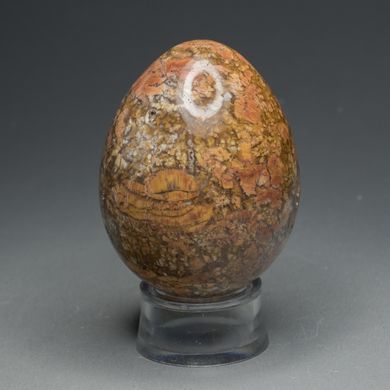 Яйце з халцедону і клінохлору 60*51мм, Індія