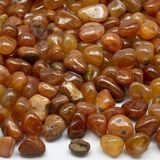 Сердолик из Индии, галтовка 9-12мм, уп. 15г 8шт