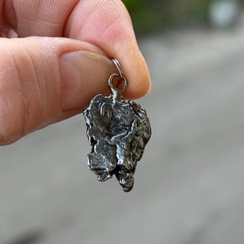 Кулон із метеориту Кампо-дель-Сьєло 22*14*8мм | Аргентина