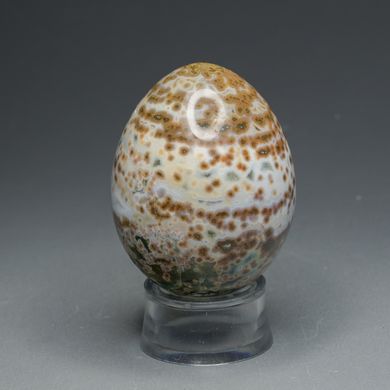 Яйцо из океанической яшмы 55*43мм, Мадагаскар
