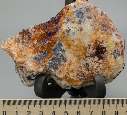 Азурит, кристали в породі 101*74*30мм, Марокко