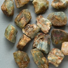 Берил (Аквамарин) 2-3см 3шт/лот фрагменти Кристалів з Намібії необроблені