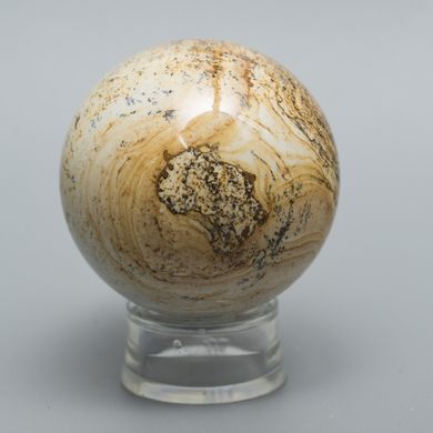 Куля з пейзажної яшми Калахарі, 52мм, 192г, Намібія