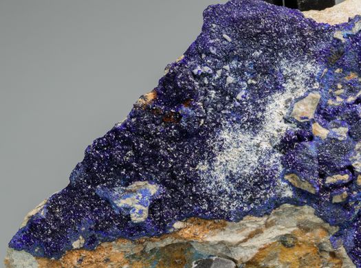 Азурит, кристаллы в породе 124*57*34мм, Марокко