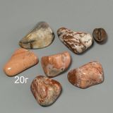 Яшма брекчієва 17-22мм, шліфована галька, уп. 20г