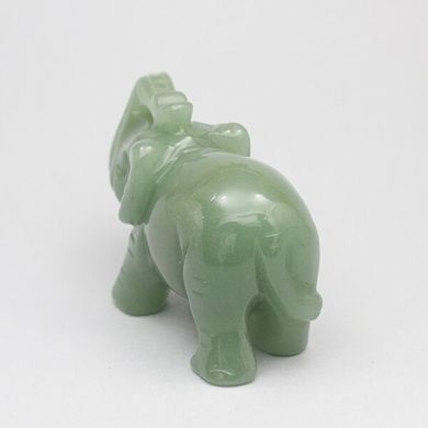 Слон из зеленого авантюрина 70*25*40мм