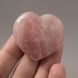 Серце-оберіг з рожевого кварцу 42*40мм. На вибір 1