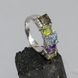 Кольцо из серебра с пятью натуральными камнями, к6303 3