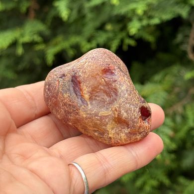 Сердолик(карнеол) необработанный из Бразилии | 60*41*31мм | 98г