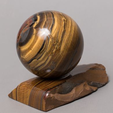 Куля з каменю тигрове око, діаметр 52мм