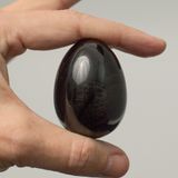 Яйцо 50*38мм из ламелевого обсидиана, Армения купить