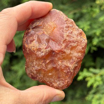 Сердолік(карнеол) необроблений з Бразилії | 76*55*34мм | 168г