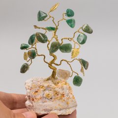 Дерево щастя з каменем авантюрин, 10см