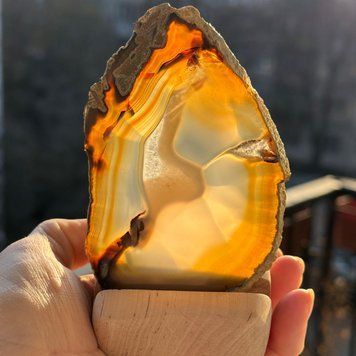 Агат, пластина 110*73*4мм, Бразилія